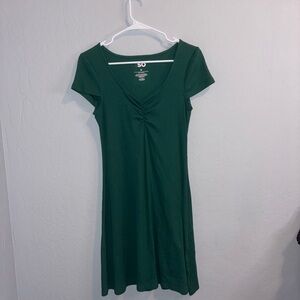 SO Women's Elegant Dark Green Mini Dress